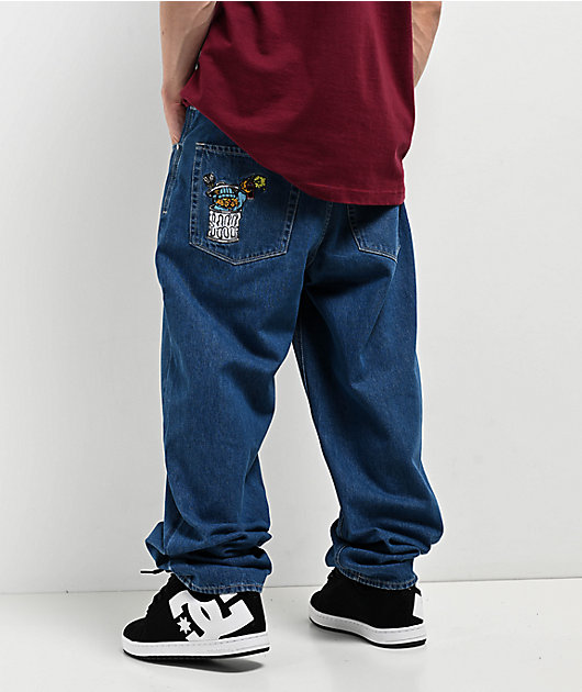 Empyre Loose Fit Alley Cat Blue Denim Skate Jeans