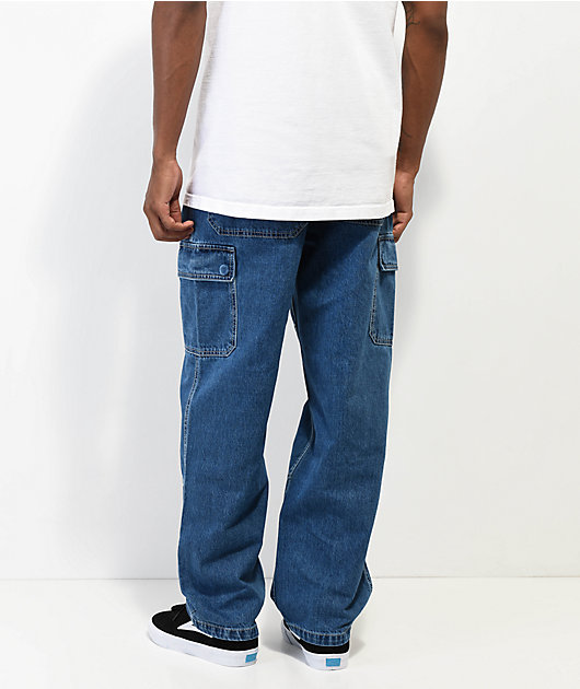 2023 Mens Baggy Jeans With Big Pockets, Denim Baggy Cargos Men, Wide Leg,  And Casual Streetwear Hip Hop Style From Bearlittle, $30.94 | DHgate.Com