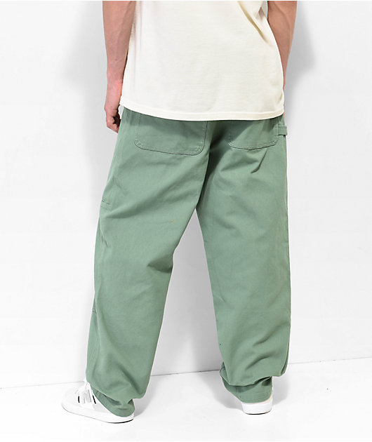 Empyre SK8 Carpenter Color Jeans, Green, Men, 32