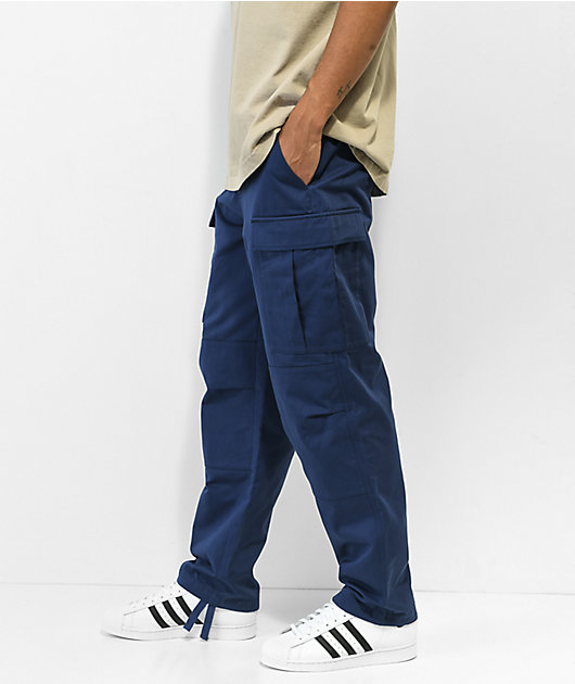Empyre Loose Fit Navy Cargo Skate Pants