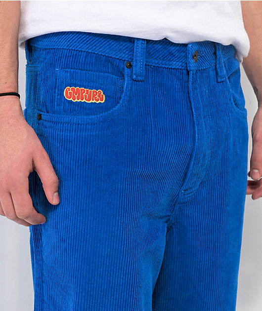 Empyre Loose Fit SK8 Corduroy Light Blue Skate Pants