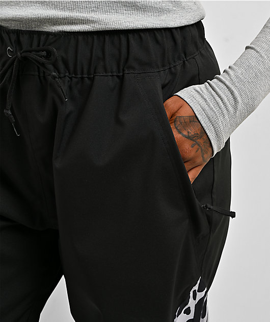 Empyre Lucky Duck Black & Grey Leopard 10K Snowboard Pants