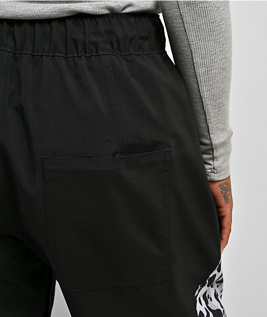Empyre Lucky Duck Black & Grey Leopard 10K Snowboard Pants