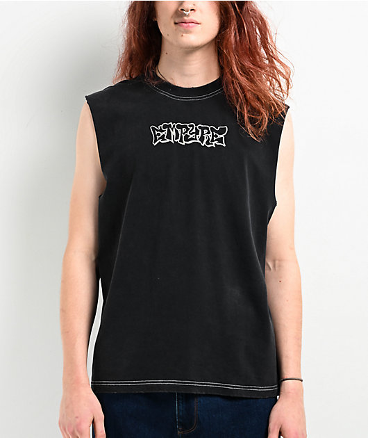 Empyre Megalodon Black Muscle Tank Top