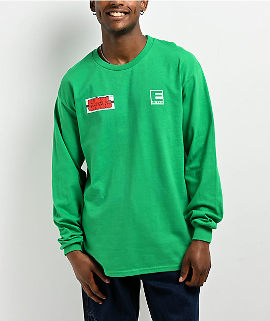 Empyre Metro Zoomin Green Long Sleeve T-Shirt