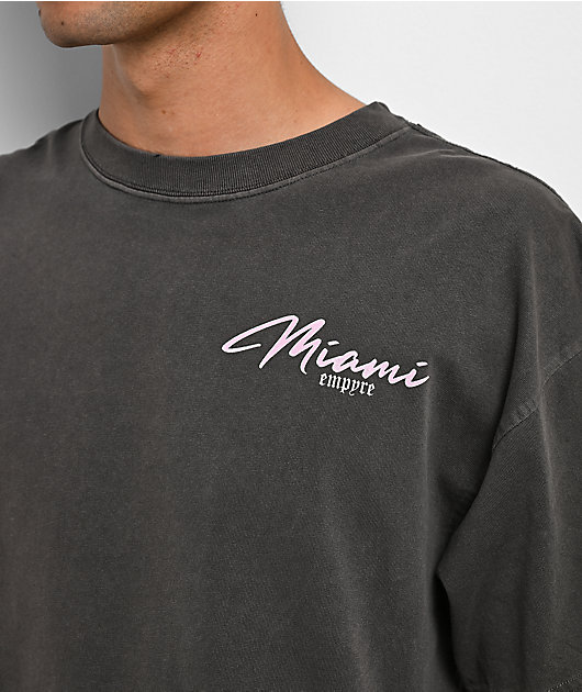 Empyre Miami Lilies Vintage Grey T-Shirt