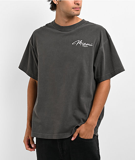 Empyre Miami Lilies Vintage Grey T-Shirt