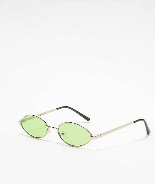 fornuft Indflydelse Tilgivende Empyre Miller Slim Round Green Sunglasses
