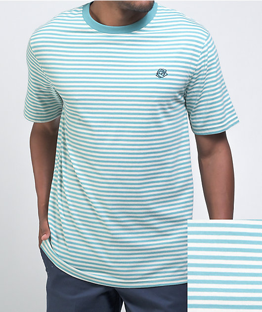 Empyre My Bad Blue & White Stripe Knit T-Shirt
