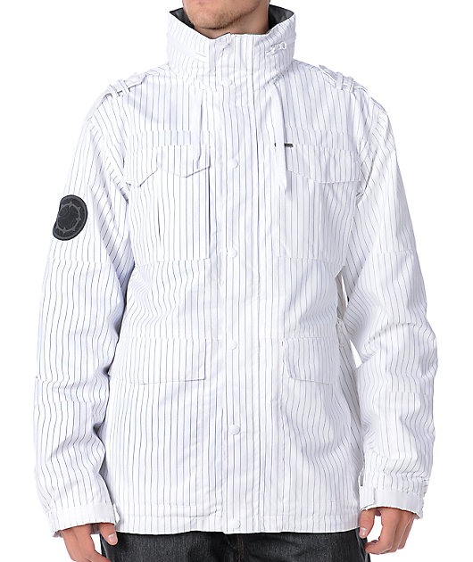 white snowboard jacket mens