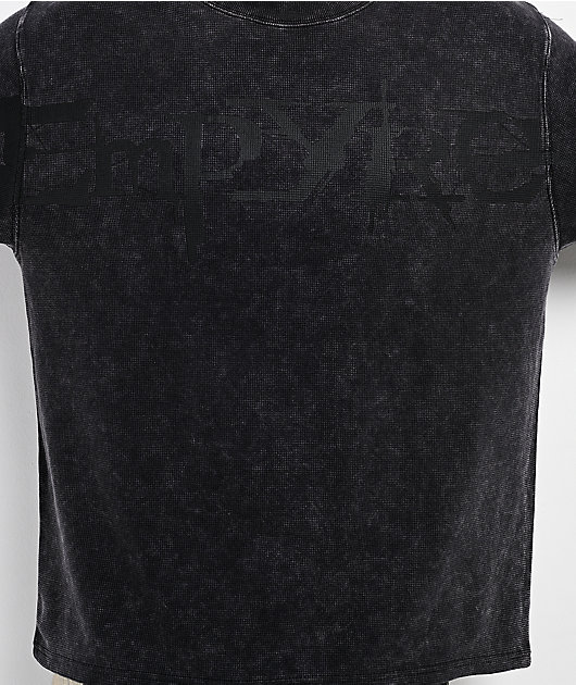 Empyre Neo Waffle Black Short Sleeve Thermal T-Shirt
