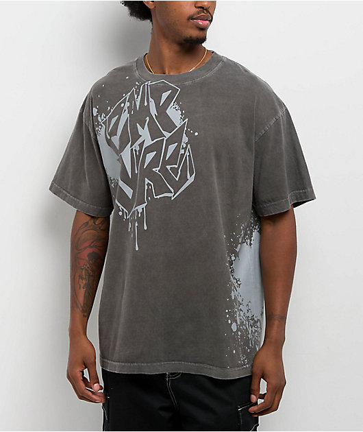 Empyre Numetal Washed Black T-Shirt