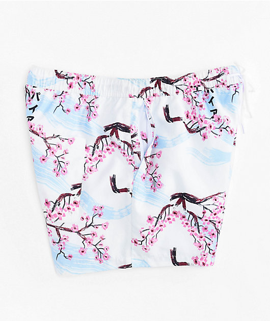 Empyre Ollie Floral Off White Board Shorts | Zumiez