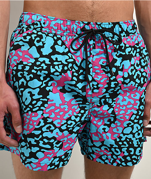 Empyre Ollie Leopard Blue Board Shorts