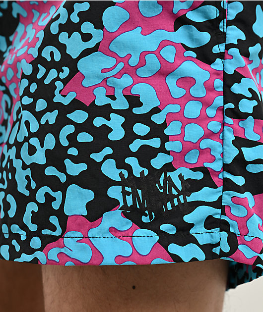 Empyre Ollie Leopard Blue Board Shorts