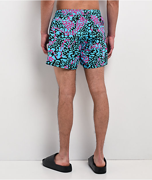 Empyre Ollie Leopard Blue Board Shorts