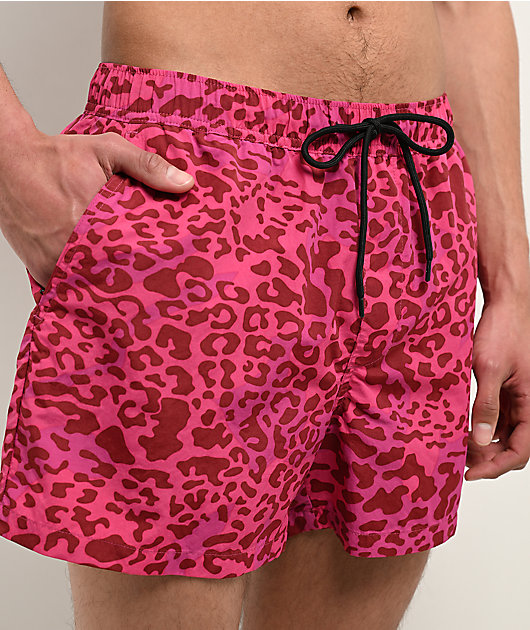 Empyre Ollie Leopard Pink Board Shorts