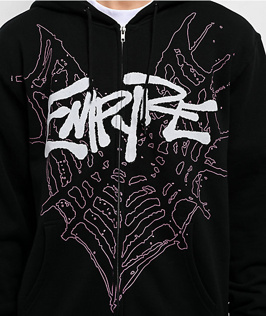 Empyre On My Mind Black Zip Hoodie