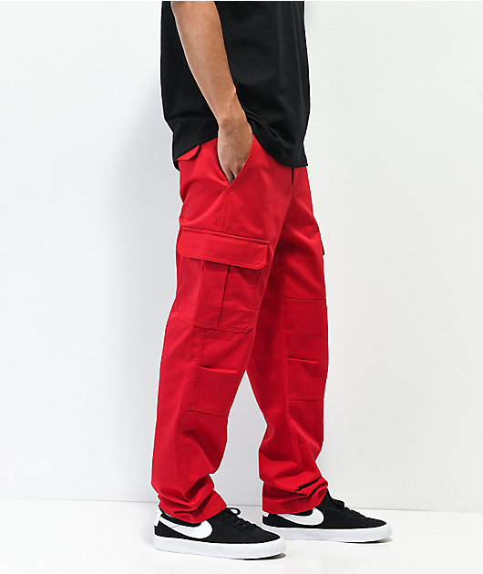 Empyre Orders Red Cargo Pants