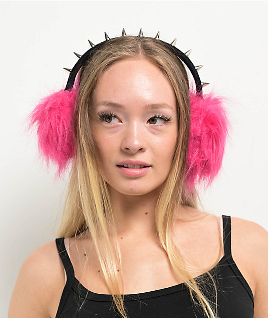 Earbags Ohrenwärmer Fashion, Kunstfell Wolf, S
