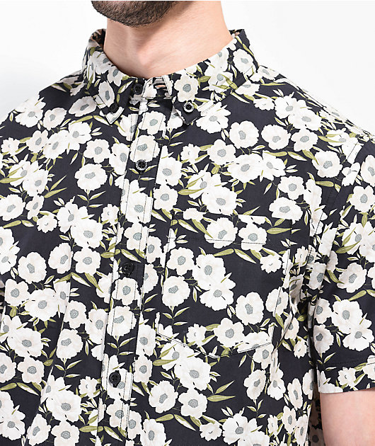 Empyre Floral Short Sleeve Button Up Shirt