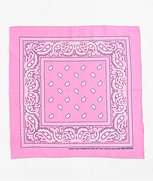 Empyre Paisley Pink Bandana
