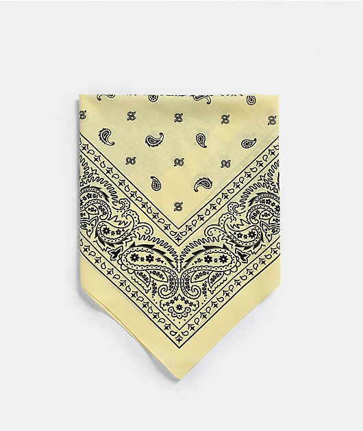 Empyre Paisley Yellow Bandana
