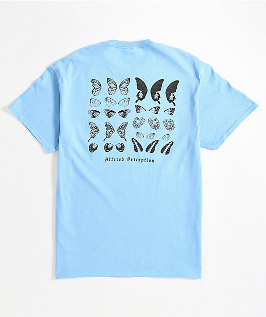 Light blue graphic tees discount
