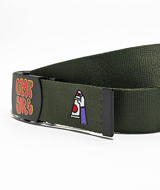 Green web belt best sale