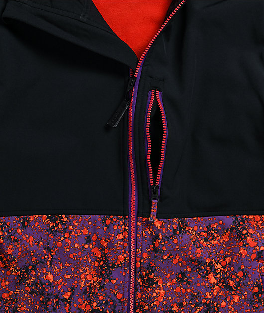 Empyre Pine Spotted Black & Purple 10K Snowboard Jacket
