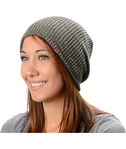 Empyre Piper Dark Grey Lurex Beanie