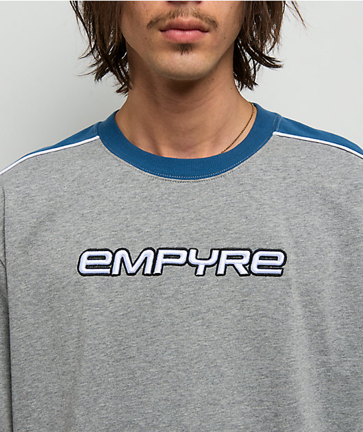 Empyre Pitted Grey & Navy T-Shirt