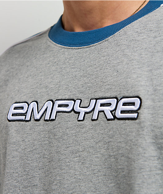 Empyre Pitted Grey & Navy T-Shirt