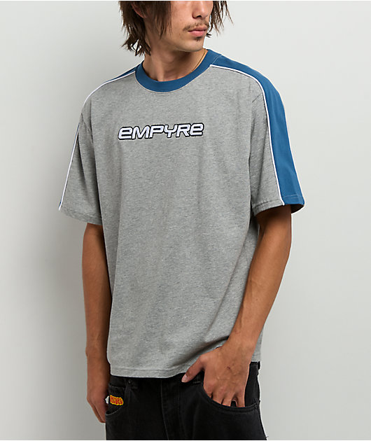 Empyre Pitted Grey & Navy T-Shirt