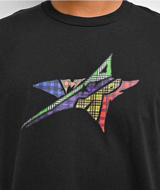 Empyre Plaid Logo Black T-Shirt