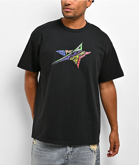 Empyre Plaid Logo Black T-Shirt