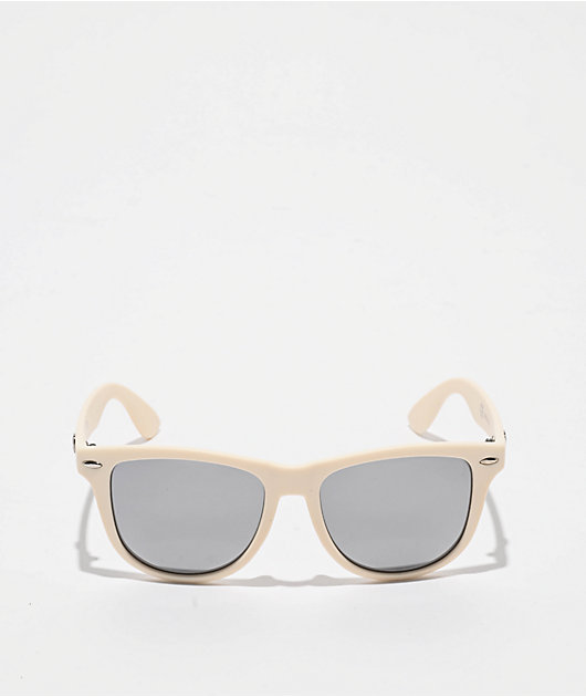 Empyre Quinn Branded White & Silver Sunglasses
