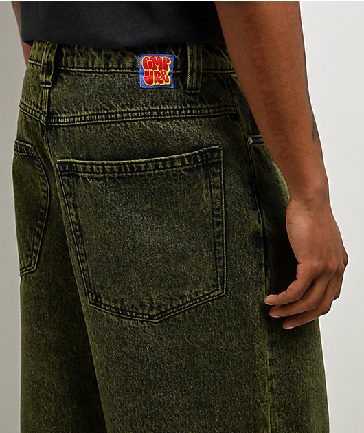 Empyre Ramp Green Wash Ultra Wide Skate Jeans