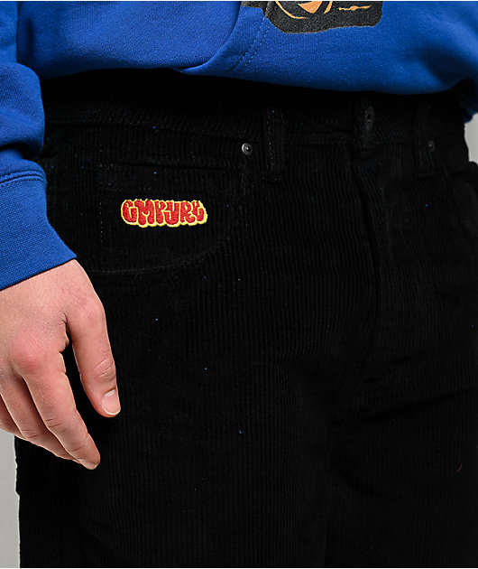 Empyre Rat Loose Fit Black Corduroy Skate Pants