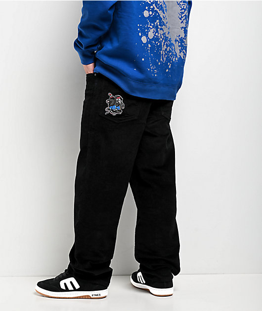 Empyre Rat Loose Fit Black Corduroy Skate Pants | Zumiez