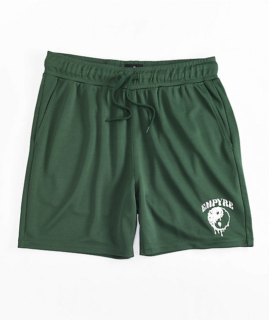 Empyre Ready Dark Green Mesh Shorts | Zumiez