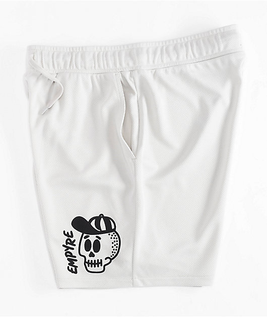 Empyre Ready Off White Mesh Shorts Zumiez