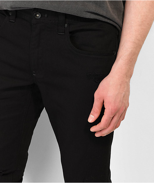 Empyre Recoil Destroy jeans ajustados negros