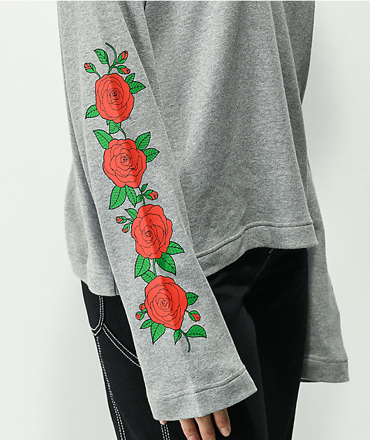Empyre Reelah Rose Grey Long Sleeve T-Shirt