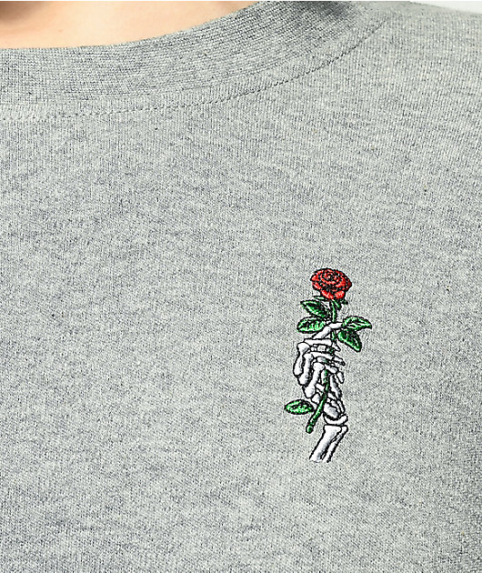 Empyre Reelah Rose Grey Long Sleeve T-Shirt