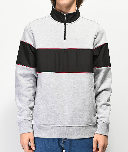 half and half color sweatshirt