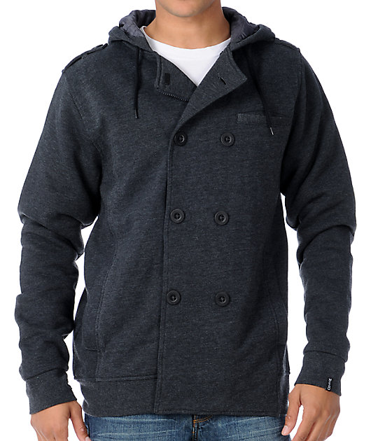 zip up peacoat