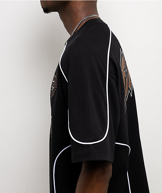 Empyre Resistance Jersey Black Boxy T-Shirt