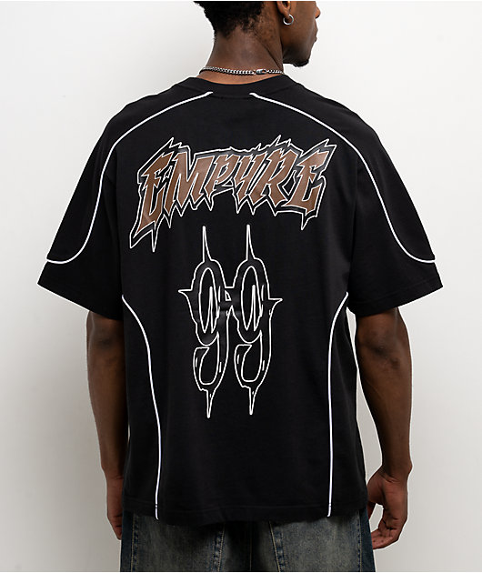 Empyre Resistance Jersey Black Boxy T-Shirt