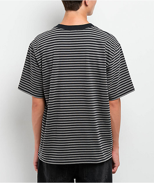 Empyre Rickie Stripe Grey Knit T-Shirt